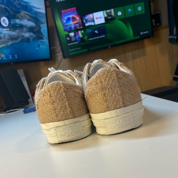 Tyler the Creator Golf Le Fleur potato sack shoes burlap converse - Picture 10 of 10